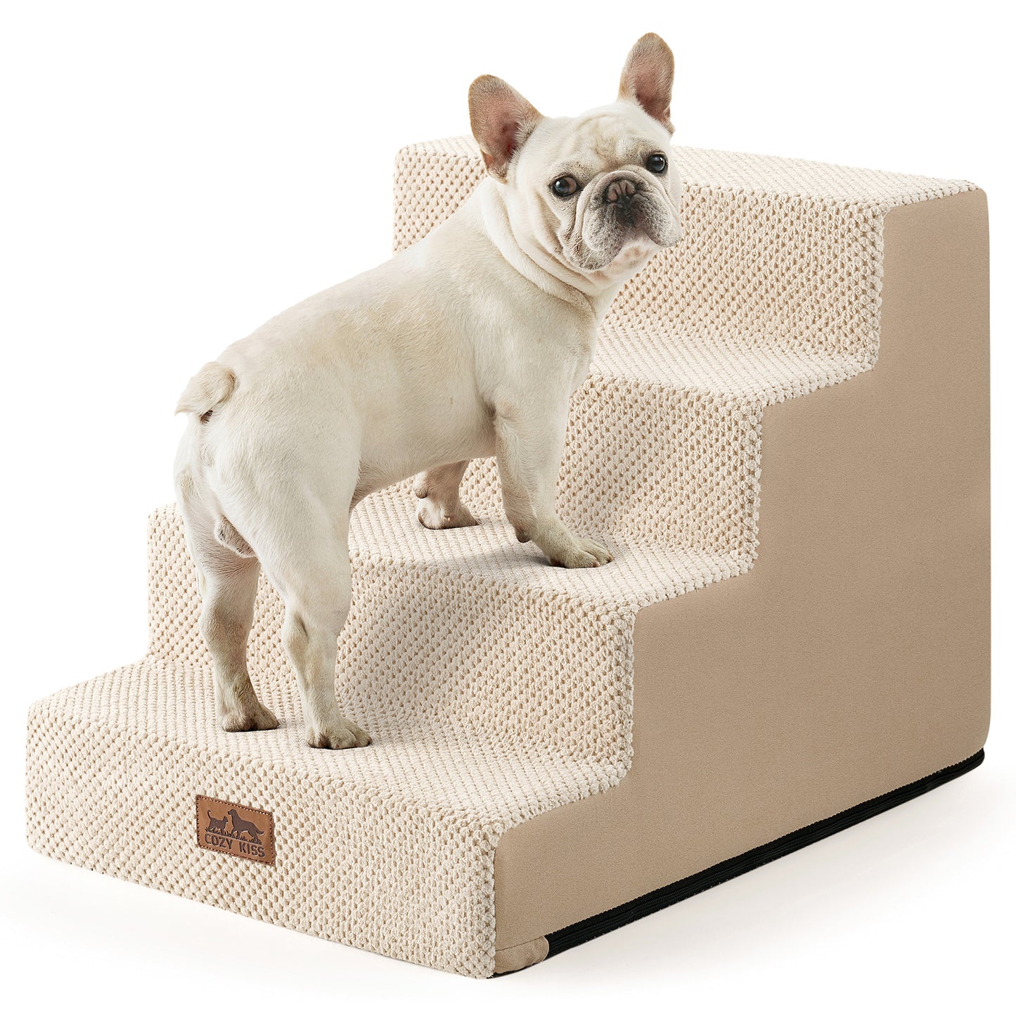 Right-Angle Foam Pet Stairs 3-Step