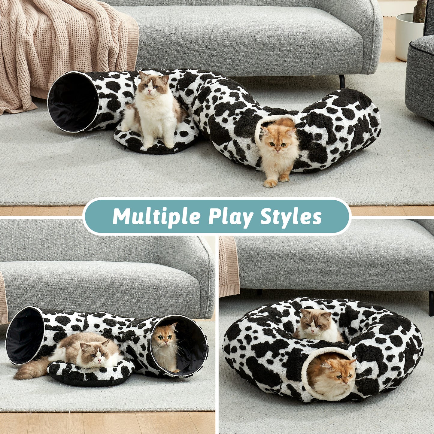 Cat Tunnel Bed – Round