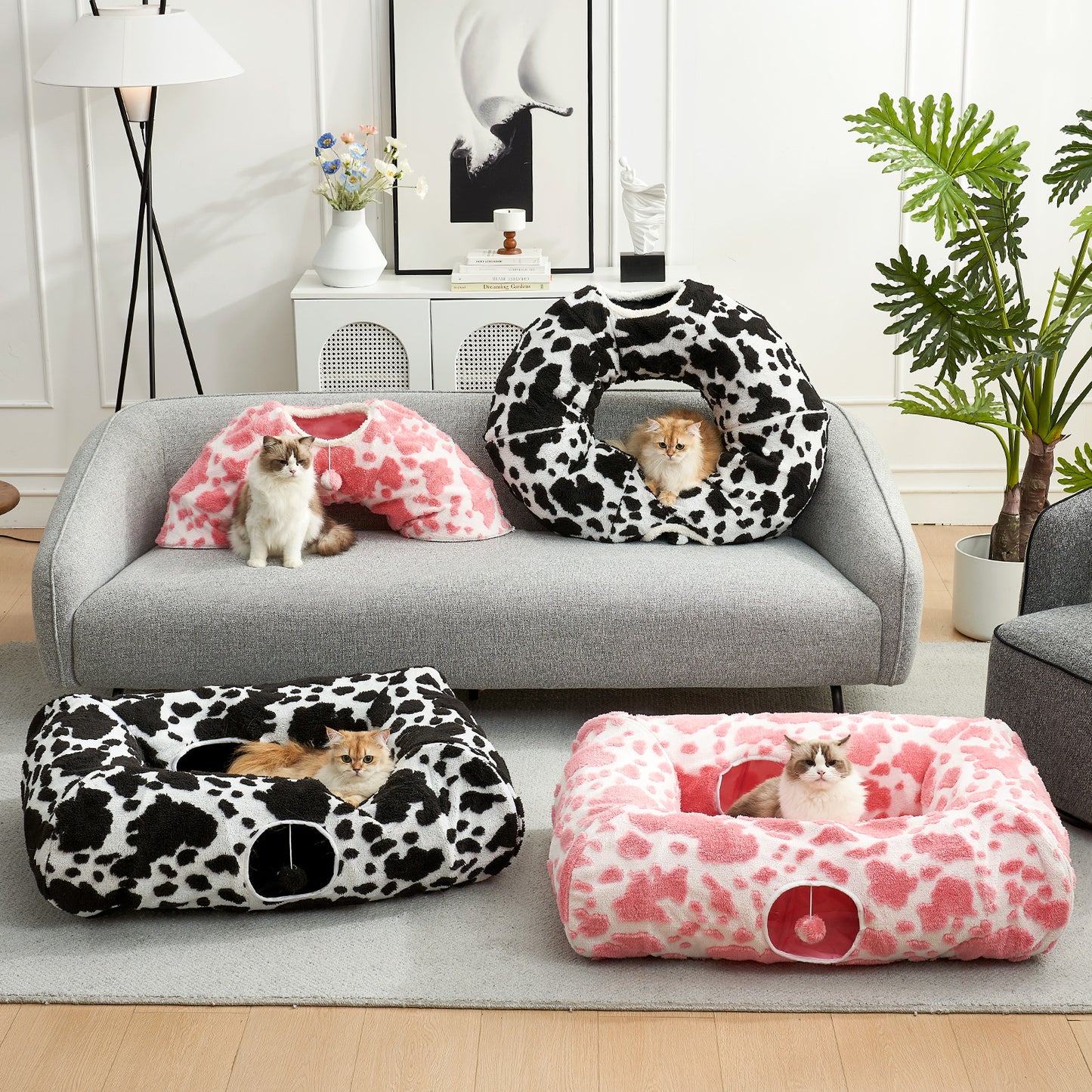 Cat Tunnel Bed – Round
