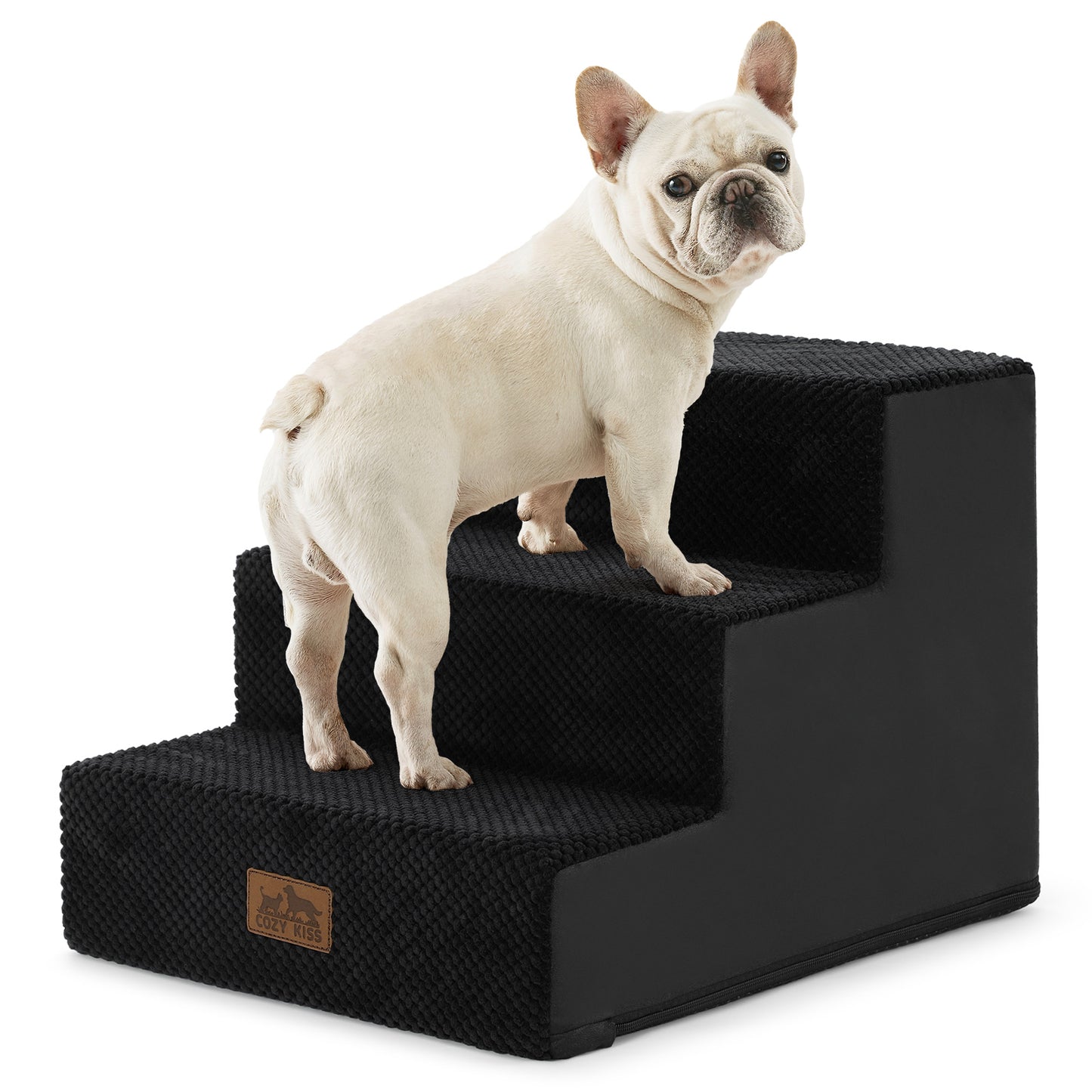 Right-Angle Foam Pet Stairs 3-Step