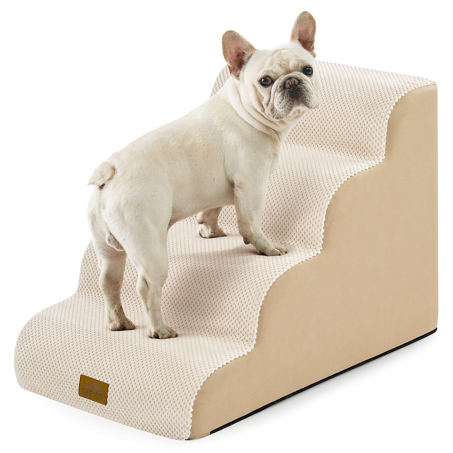 Widen Curved Foam Pet Stairs 4-Step