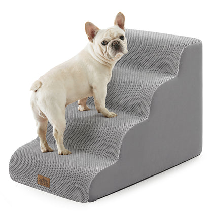 Widen Curved Foam Pet Stairs 4-Step