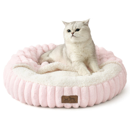 Pet Bed with Hooded Blanket