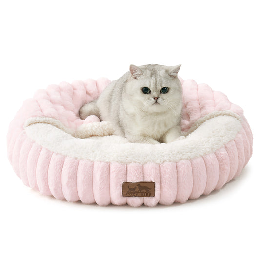 Pet Bed with Hooded Blanket