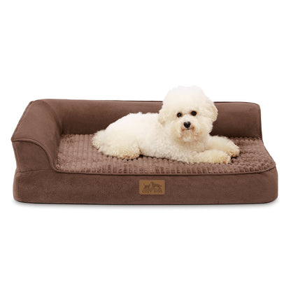 L-Shaped Orthopedic Dog Bed