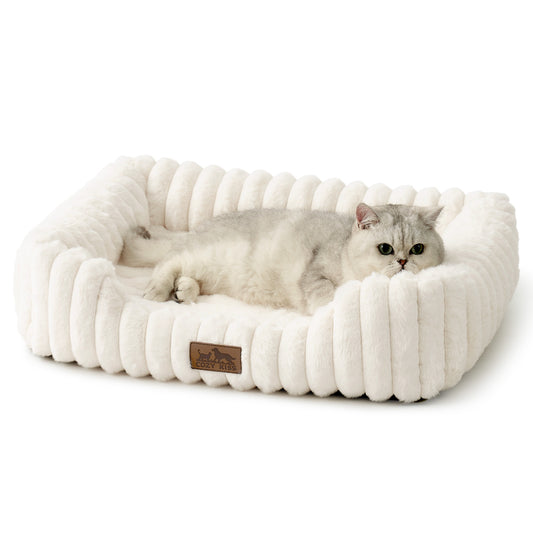Faux Fur Orthopedic Pet Bed