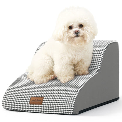 Curved Foam Pet Stairs 2-Step