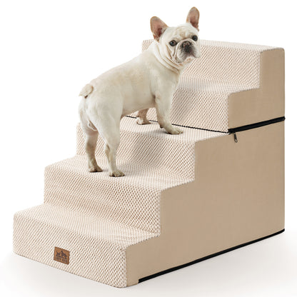 Foam Pet Stairs with Removable Right-Angle Design