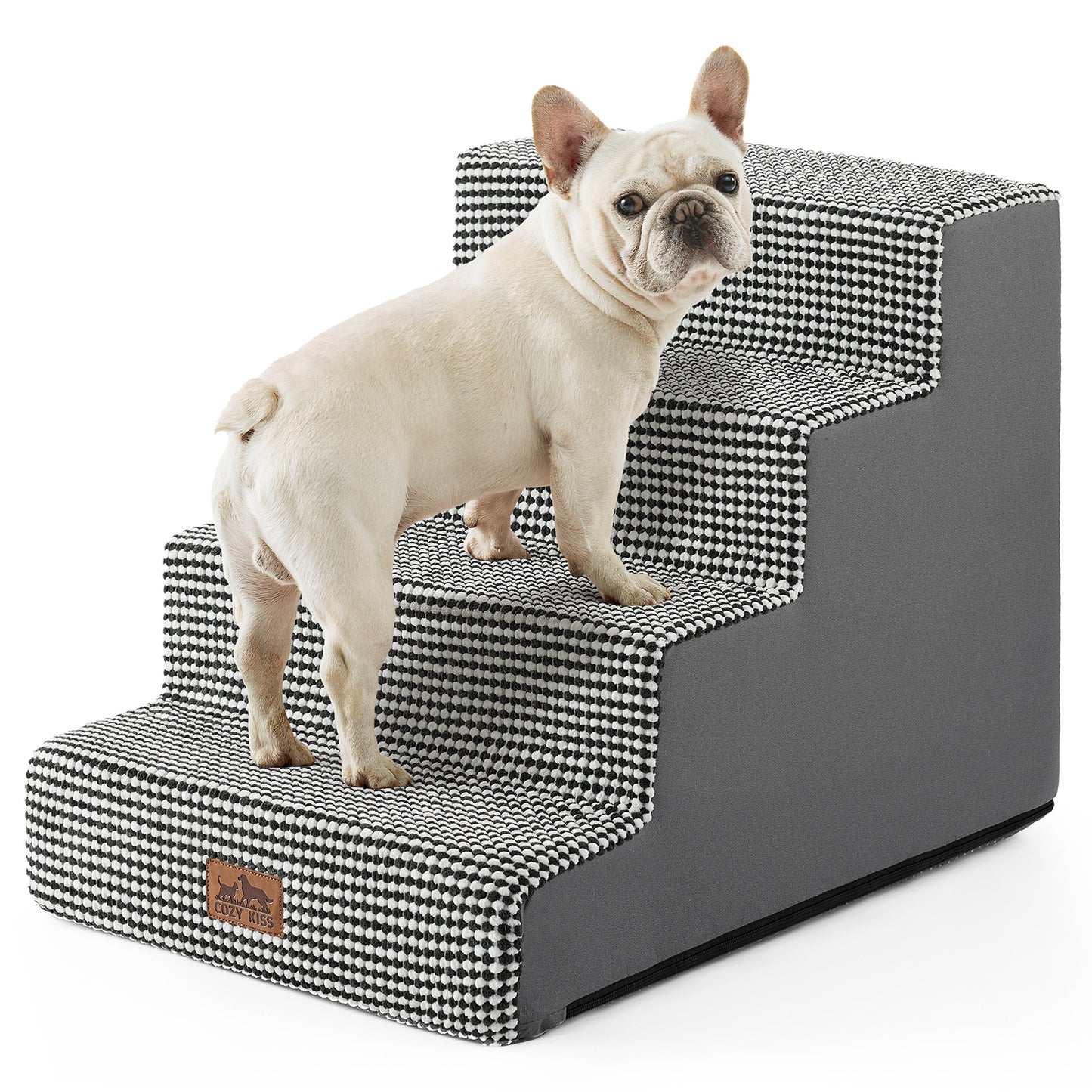 Right-Angle Foam Pet Stairs 4-Step