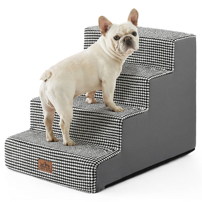 Right-Angle Foam Pet Stairs 4-Step