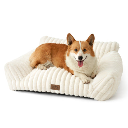 Faux Fur Pet Couch Bed