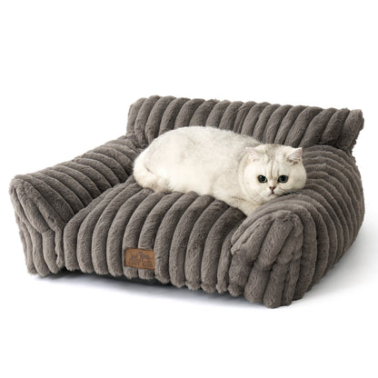 Faux Fur Pet Couch Bed