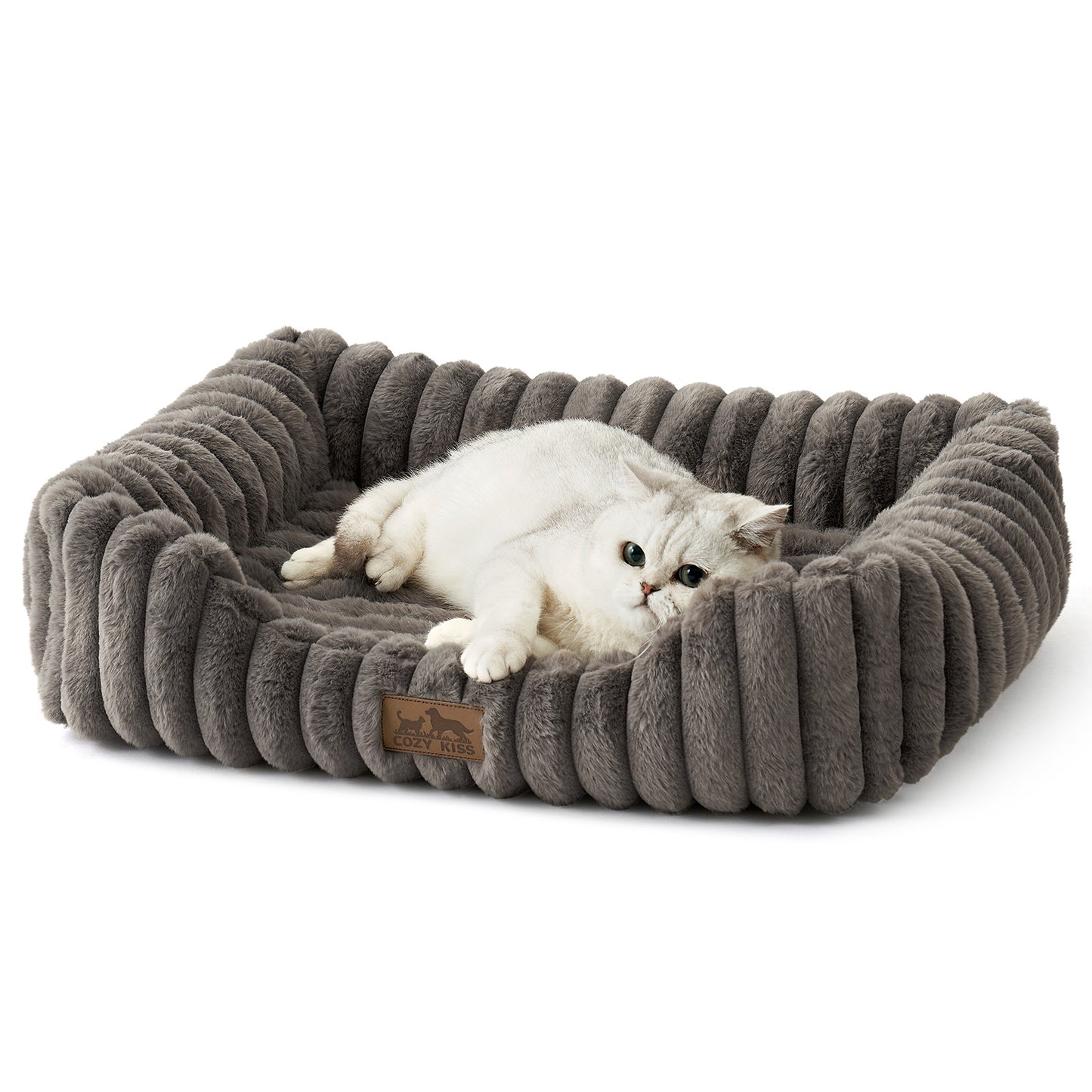 Faux Fur Orthopedic Pet Bed