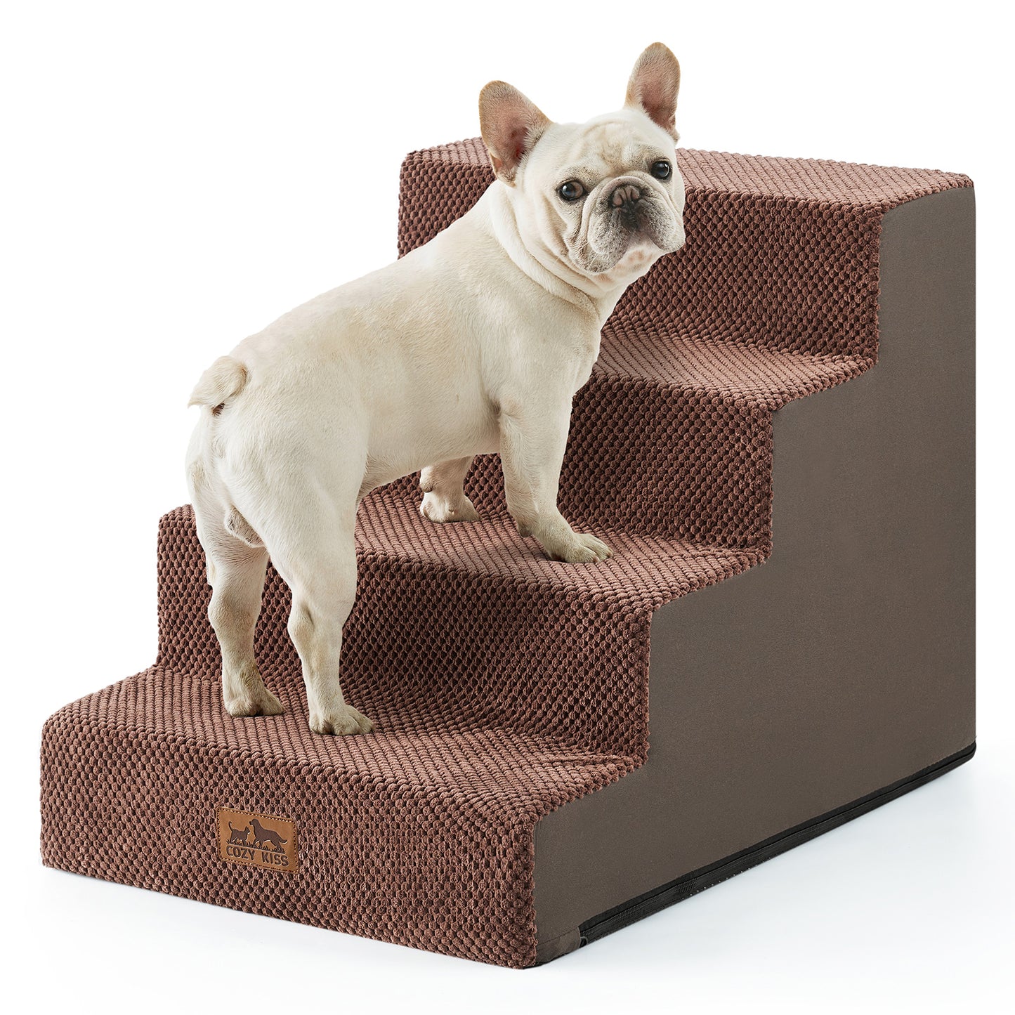 Right-Angle Foam Pet Stairs 4-Step