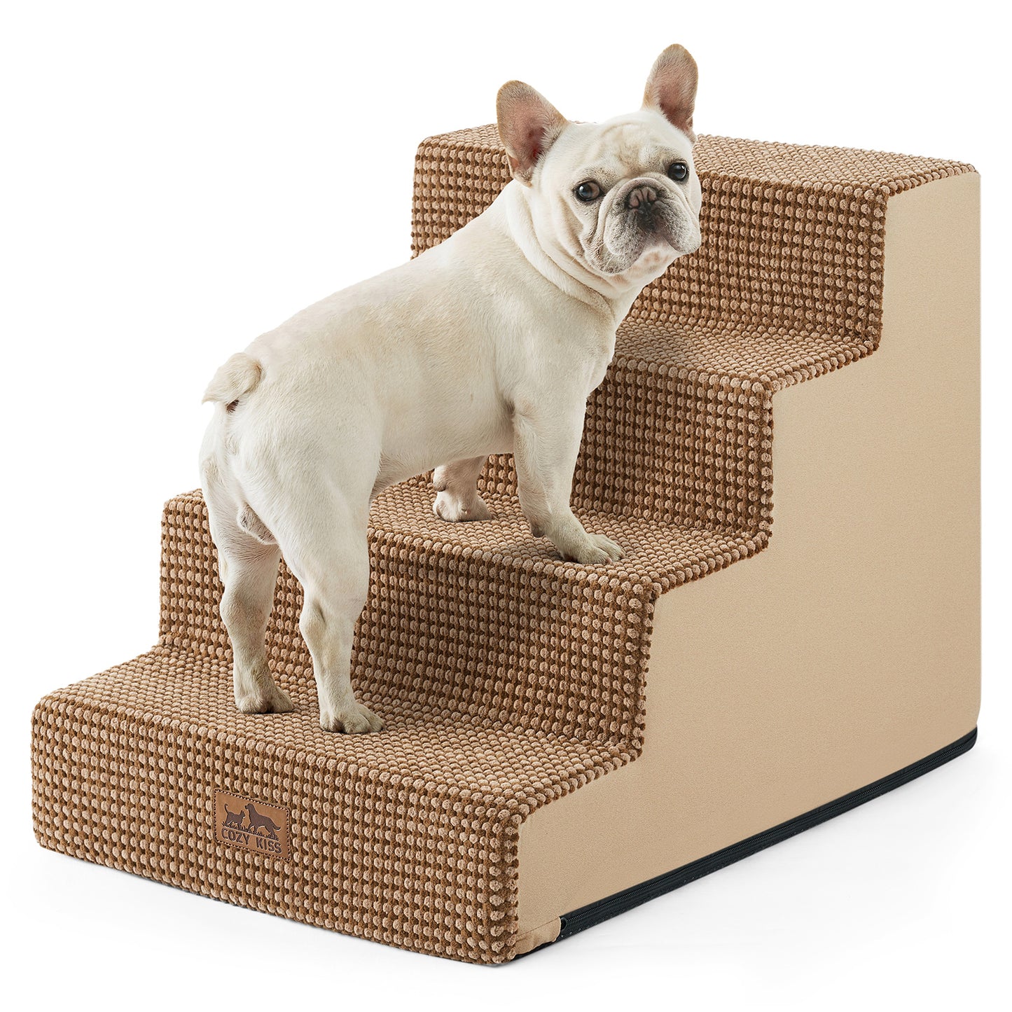 Right-Angle Foam Pet Stairs 4-Step