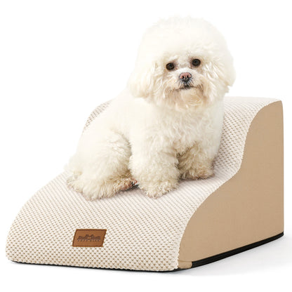 Curved Foam Pet Stairs 2-Step