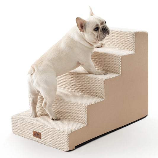 Right-Angle Foam Pet Stairs 5-Step