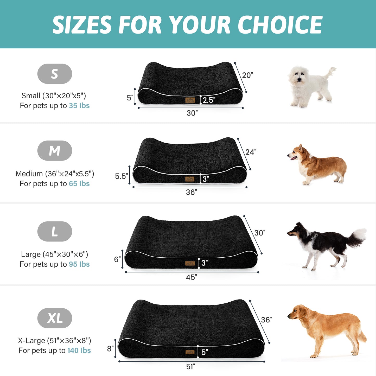 Boat-Shaped Orthopedic Dog Bed