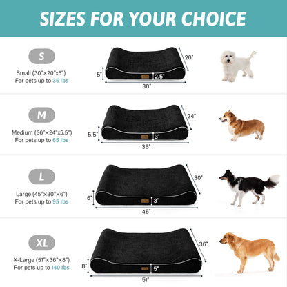 Boat-Shaped Orthopedic Dog Bed