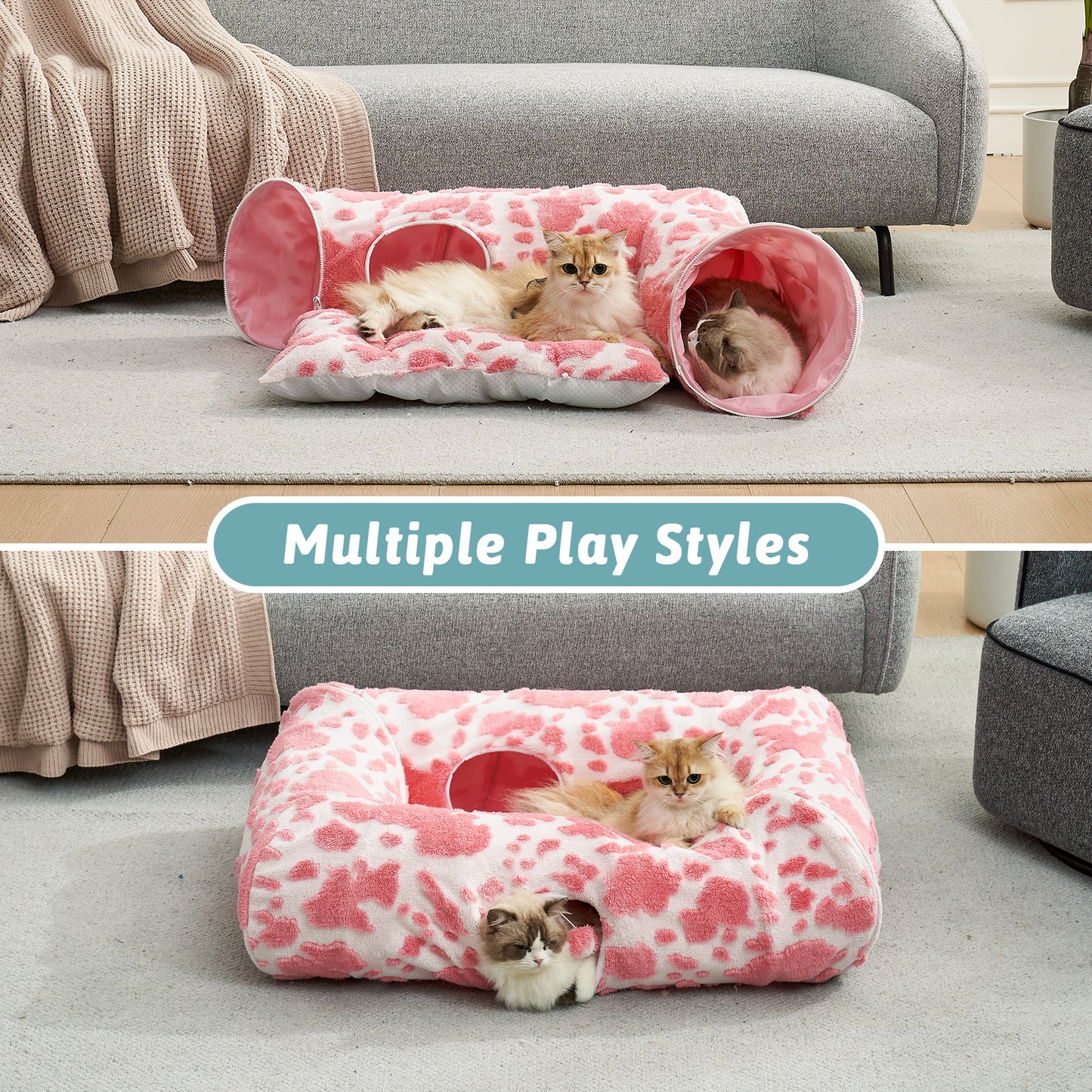 Cat Tunnel Bed – Square