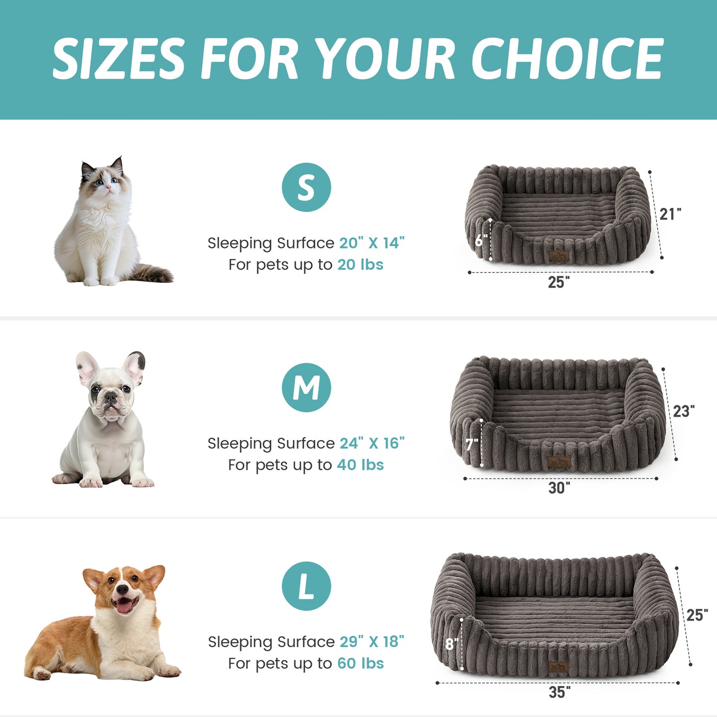 Faux Fur Orthopedic Pet Bed