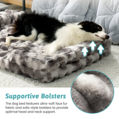 C-Shaped Orthopedic Dog Bed