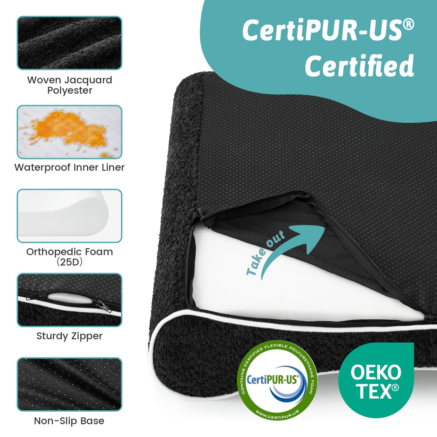 Boat-Shaped Orthopedic Dog Bed