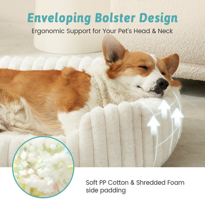Faux Fur Orthopedic Pet Bed