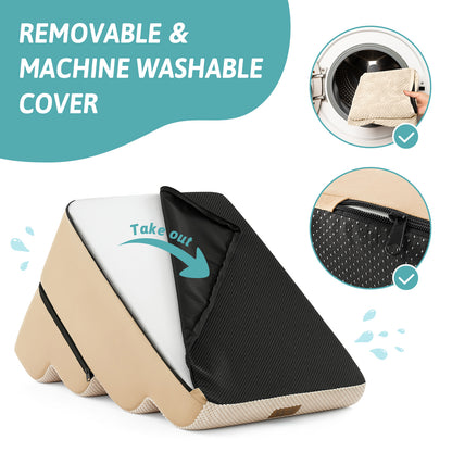 Foam Pet Stairs with Removable Curved Design