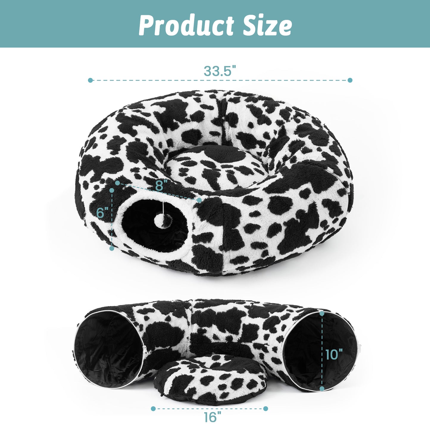 Cat Tunnel Bed – Round