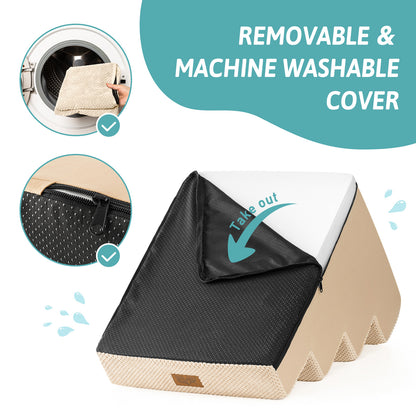 Right-Angle Foam Pet Stairs 4-Step