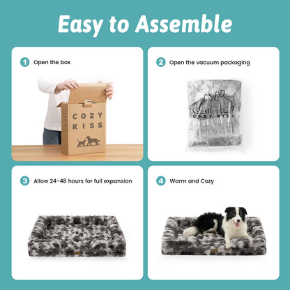 C-Shaped Orthopedic Dog Bed