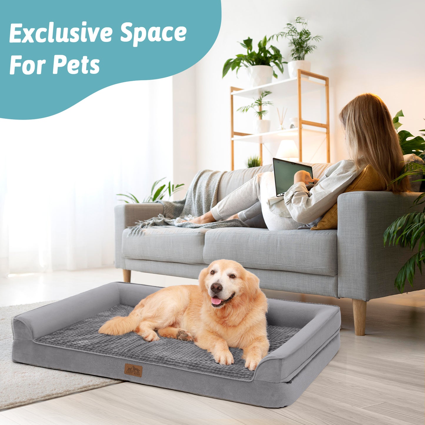 U-Shaped Orthopedic Dog Bed