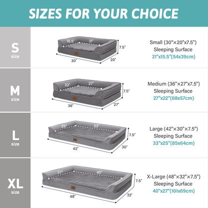U-Shaped Orthopedic Dog Bed
