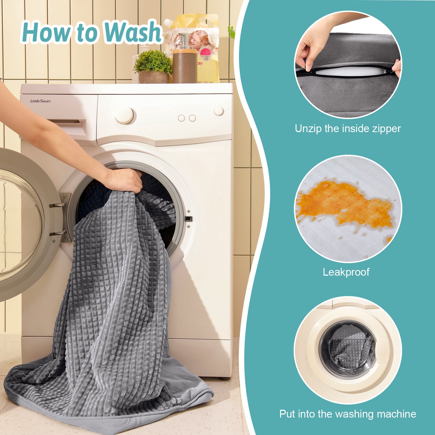 U-Shaped Orthopedic Dog Bed